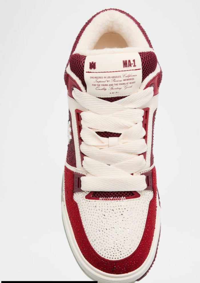 AR1M1 White & Red MA-1 Sneakers