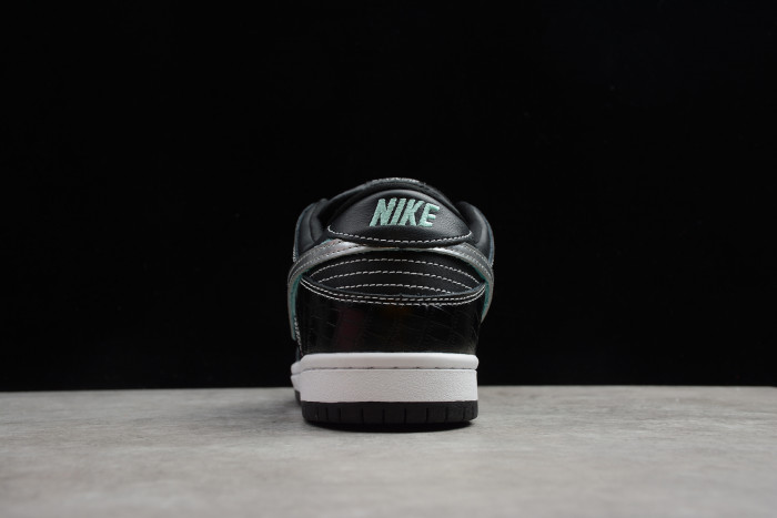 nike sb dunk low Di*m*nd supply co black Di*m*nd bv1310-001