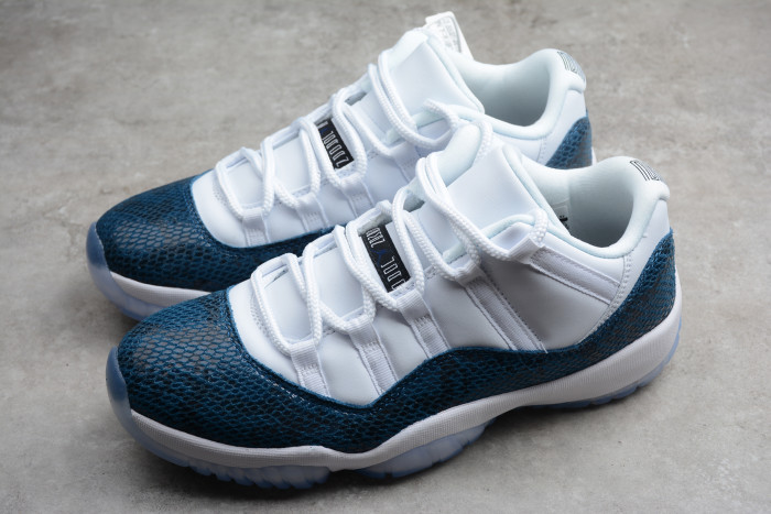 Air Jordan 11 Low “Navy Blue Snakeskin” CD6846-102