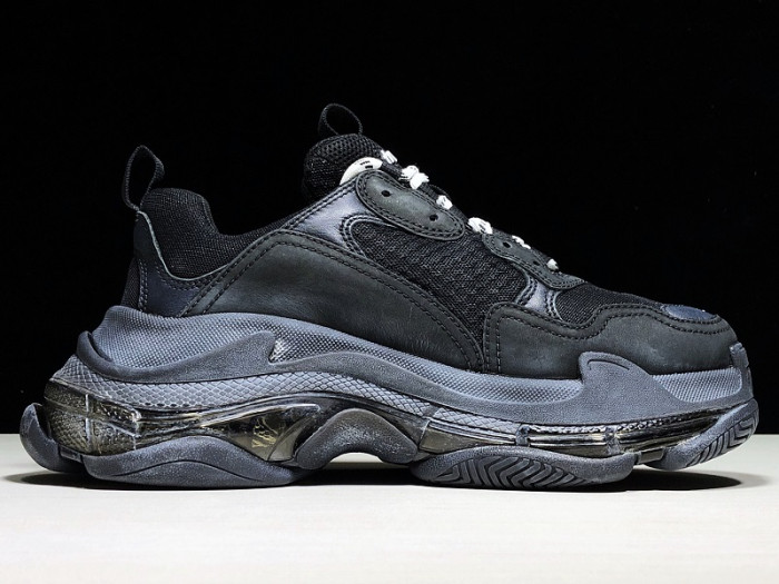 BLCG Wmns Triple S Trainer ‘Black Clear Sole’ 544351 W09O1 1000